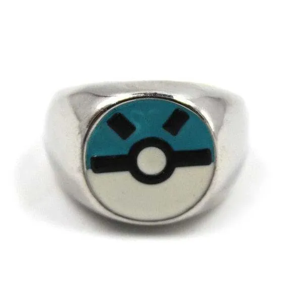 Pokemon Ringe Mit Poke Ball, Gengar, Zapdos, Articuno, Moltres Motiv