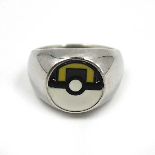 Pokemon Ringe Mit Poke Ball, Gengar, Zapdos, Articuno, Moltres Motiv