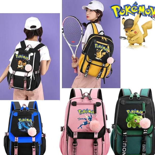 Pokemon Rucksack Mit Laptopfach Fur Schule, Uni Etc.