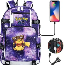 Pokemon Rucksack Mit Smartphone Ladefunktion