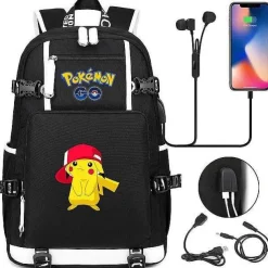Pokemon Rucksack Mit Smartphone Ladefunktion