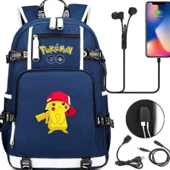 Pokemon Rucksack Mit Smartphone Ladefunktion
