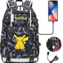 Pokemon Rucksack Mit Smartphone Ladefunktion