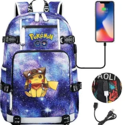 Pokemon Rucksack Mit Smartphone Ladefunktion