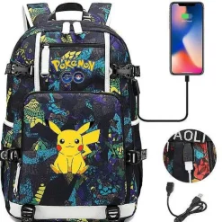 Pokemon Rucksack Mit Smartphone Ladefunktion