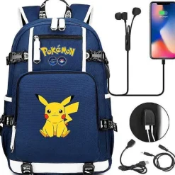 Pokemon Rucksack Mit Smartphone Ladefunktion