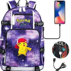 Pokemon Rucksack Mit Smartphone Ladefunktion