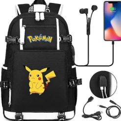 Pokemon Rucksack Mit Usb - Ideal Fur Laptops