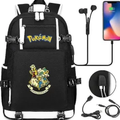 Pokemon Rucksack Mit Usb - Ideal Fur Laptops