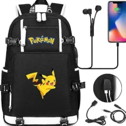 Pokemon Rucksack Mit Usb - Ideal Fur Laptops