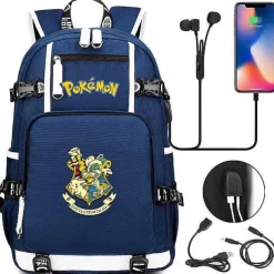 Pokemon Rucksack Mit Usb - Ideal Fur Laptops