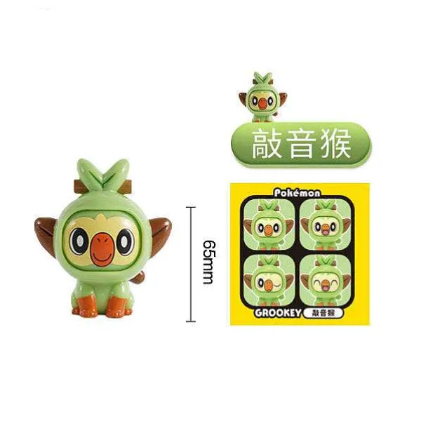 Pokemon Sammelfiguren Mit Wechselgesicht (Ca. 5 Cm)