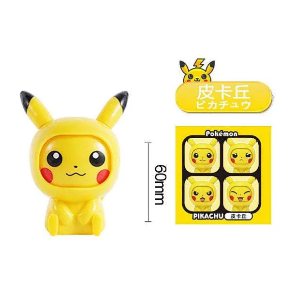 Pokemon Sammelfiguren Mit Wechselgesicht (Ca. 5 Cm)
