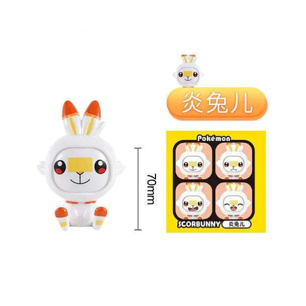 Pokemon Sammelfiguren Mit Wechselgesicht (Ca. 5 Cm)