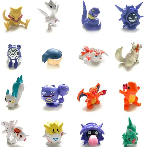 Pokemon Sammelfiguren (24 Motive Zur Auswahl - Ca. 4Cm)