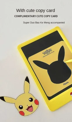 Pokemon Schreibtafel Im Pikachu Design Mit Pokemon Abpaustafeln