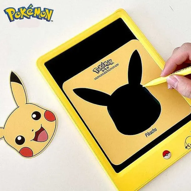 Pokemon Schreibtafel Im Pikachu Design Mit Pokemon Abpaustafeln