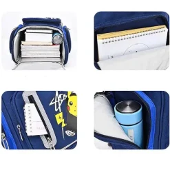 Pokemon Schul Rucksack Mit Pikachu Pokemon Motiv In Blau Oder Gelb