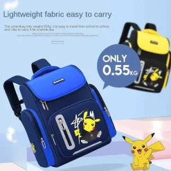 Pokemon Schul Rucksack Mit Pikachu Pokemon Motiv In Blau Oder Gelb