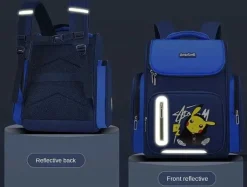 Pokemon Schul Rucksack Mit Pikachu Pokemon Motiv In Blau Oder Gelb