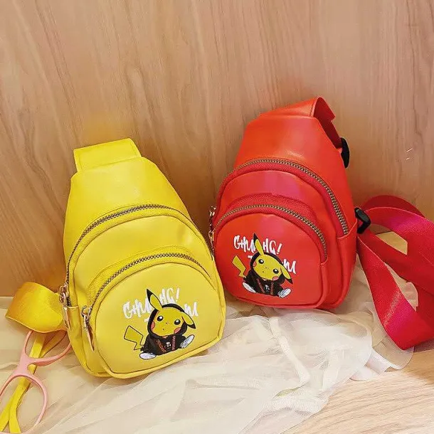 Pokemon Schultertasche Fur Kinder - Slingbag In Verschiedenen Farben