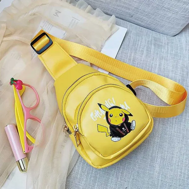 Pokemon Schultertasche Fur Kinder - Slingbag In Verschiedenen Farben
