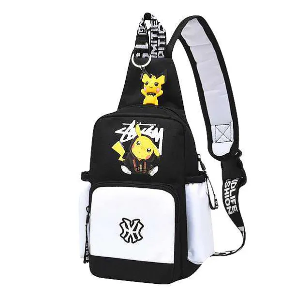 Pokemon Schultertasche, Slingbag Unisex, Verschiedene Farben