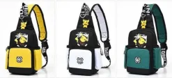 Pokemon Schultertasche, Slingbag Unisex, Verschiedene Farben