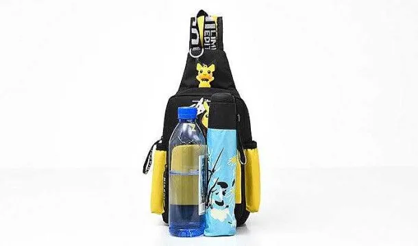 Pokemon Schultertasche, Slingbag Unisex, Verschiedene Farben