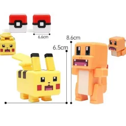 Pokemon Spielzeug Figuren Und Balle Im Pixel Look