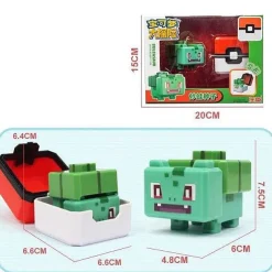 Pokemon Spielzeug Figuren Und Balle Im Pixel Look