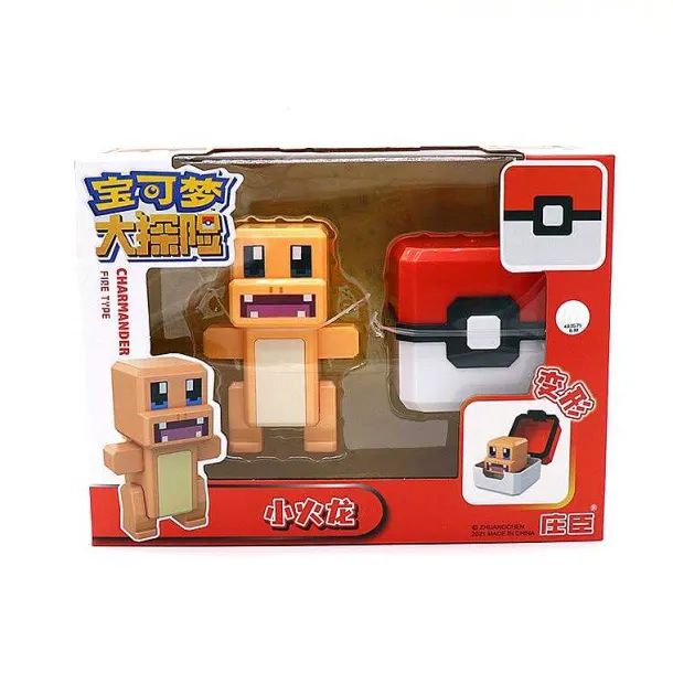 Pokemon Spielzeug Figuren Und Balle Im Pixel Look