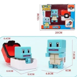 Pokemon Spielzeug Figuren Und Balle Im Pixel Look