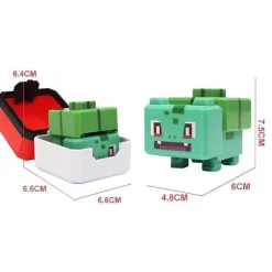Pokemon Spielzeug Figuren Und Balle Im Pixel Look