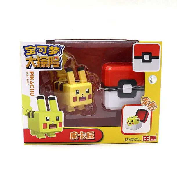 Pokemon Spielzeug Figuren Und Balle Im Pixel Look