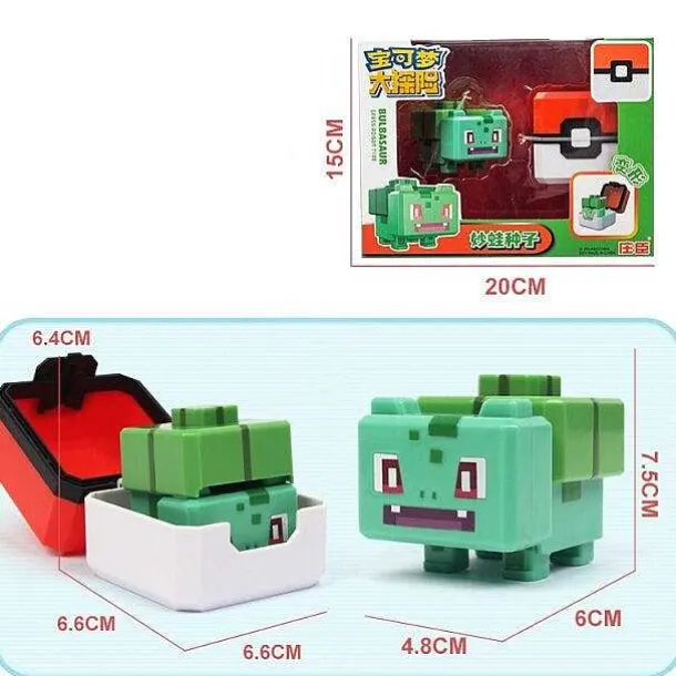 Pokemon Spielzeug Figuren Und Balle Im Pixel Look