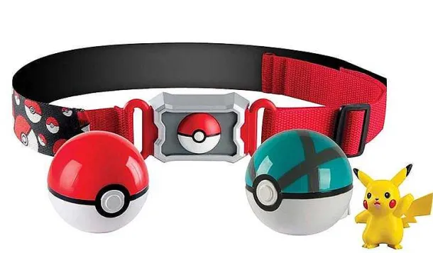 Pokemon Spielzeug Poke Trainer Gurtel Mit Pokeball Und Figur