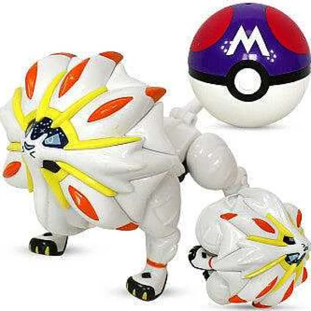 Pokemon Spielzeug Set Mit 2X Figur Und 2X Pokeball (Verschiedene Motive Zur Wahl)