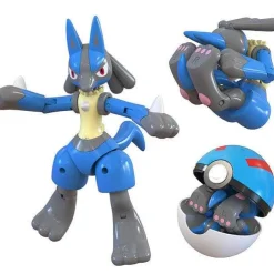 Pokemon Spielzeug Set Mit 2X Figur Und 2X Pokeball (Verschiedene Motive Zur Wahl)