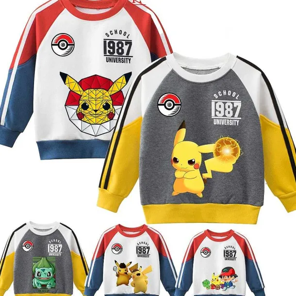 Pokemon Sportliches Kinder Sweatshirt