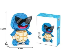 Pokemon Squirtle Schiggy Bausteine Figur (Ca. 2100 Bausteine)