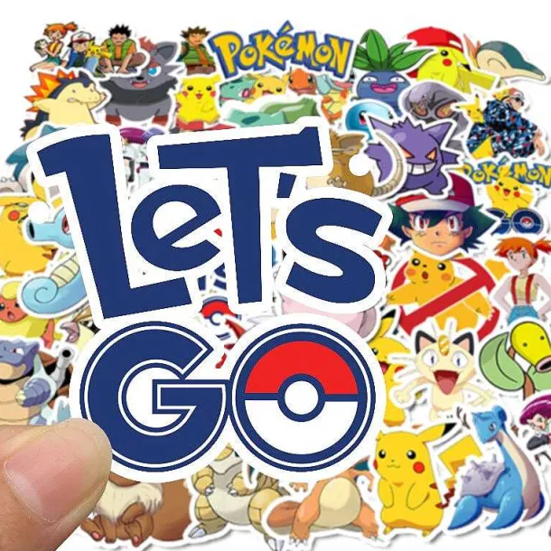 Pokemon Sticker Aufkleber - 50 Oder 100 Stuck