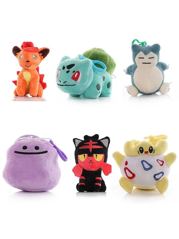 Pokemon Stofftier Schlusselanhanger - Verschiedene Motive Zur Auswahl