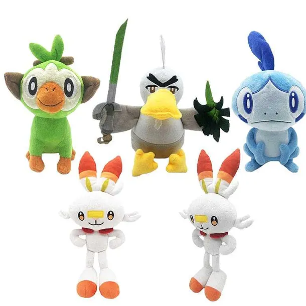 Pokemon Sword Und Shield Plusch Pokemon (Hopplo / Scorbunny, Sobble Oder Grookey)