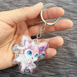 Pokemon Sylveon Keychain / Anhanger / Lanyard