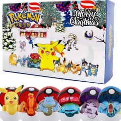 Pokemon 6-Teiliges Pokeball Weihnachts Set