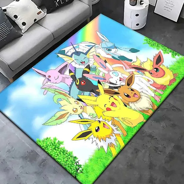 Pokemon Teppich (Rechteck) In Verschiedenen Grosen Und Motiven