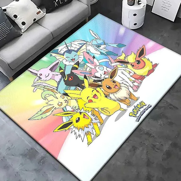 Pokemon Teppich (Rechteck) In Verschiedenen Grosen Und Motiven