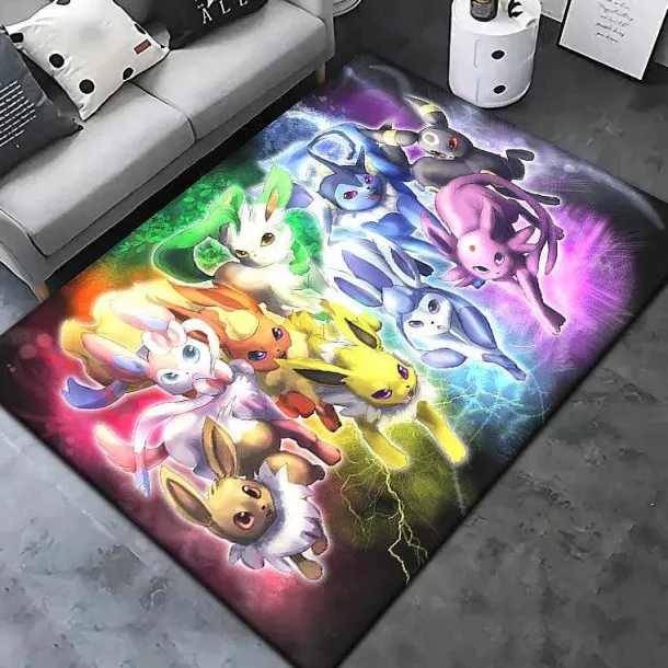 Pokemon Teppich (Rechteck) In Verschiedenen Grosen Und Motiven