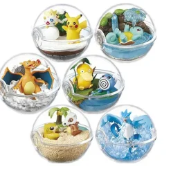 Pokemon Terrarium Collection Mit Schiggy, Enton, Glurak, Articuno, Cubone, Togepi, Poliwag